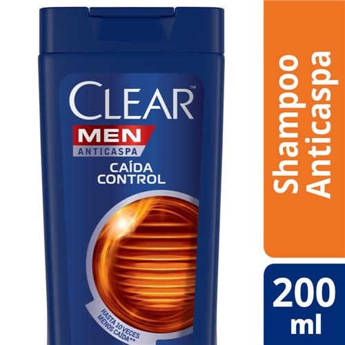 SHAMPOO CLEAR MEN 200 CONTROL CAIDA