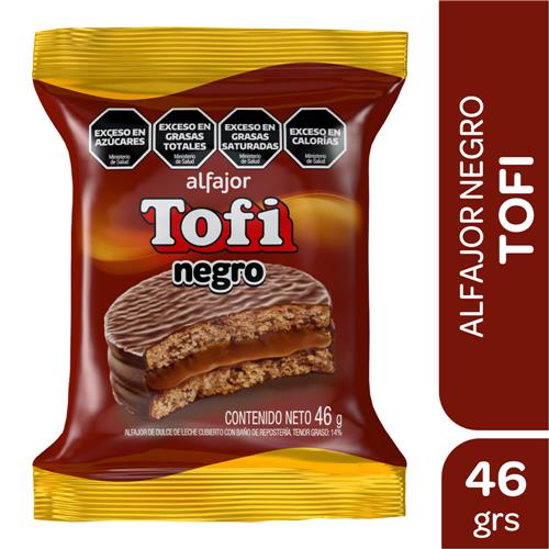 7790040116610 ALFAJOR TOFI 46G NEGRO ROU