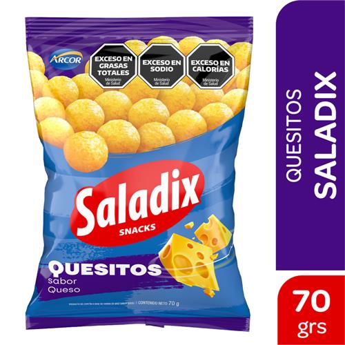 7790040123434 SNACKS SALADIX QUESITOS 70G