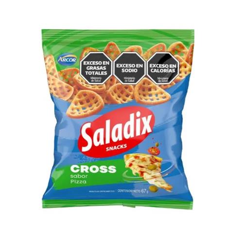 7790040124905 SNACKS SALADIX CROSS 67G PIZZA ROU