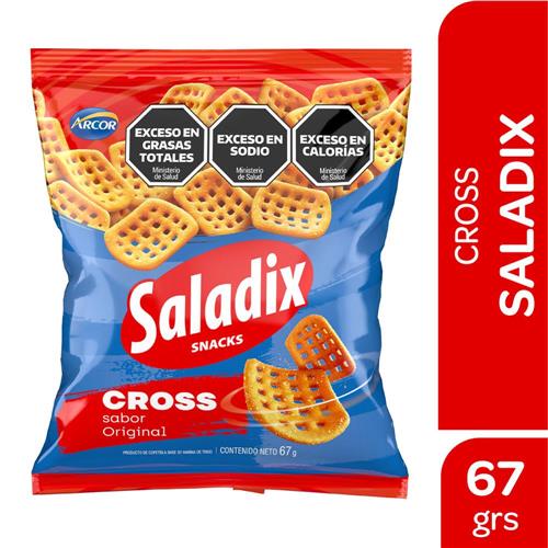 7790040129634 SNACKS SALADIX CROSS 67G ORIGINAL ROU