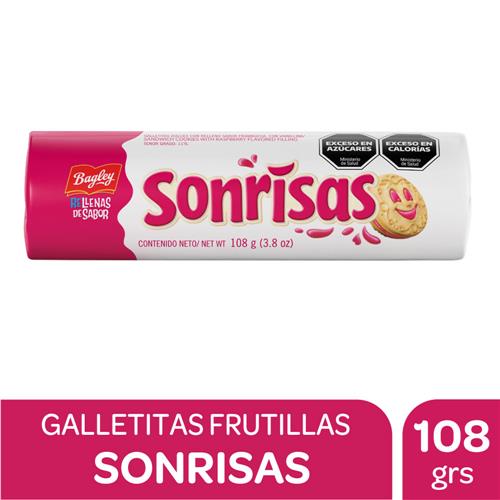 7790040133488 GALLETITAS SONRISAS 108G SE