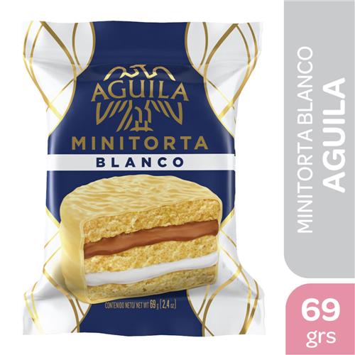 ALFAJOR AGULA 69G MINITORTA BLANCO SE