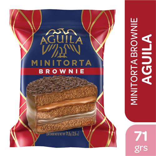 ALFAJOR AGUILA 71G MINITORTA BROWNIE SE