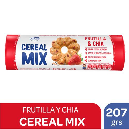 GALLETITAS CEREAL MIX 207G FRUTILLA ROU