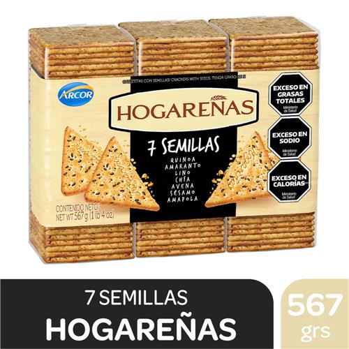 GALLETITAS HOGAREÑAS 567G 7 SEMILLAS ROU