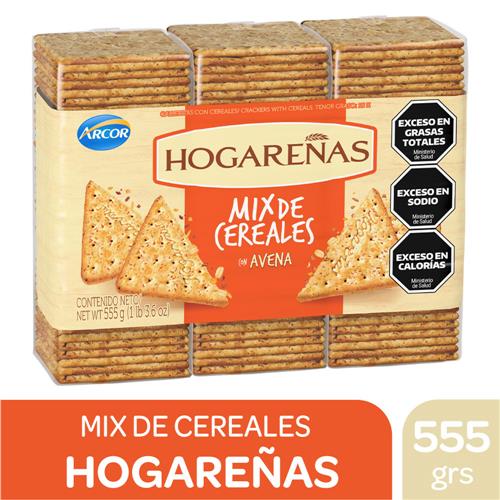 GALLETITAS HOGAREÑAS 555G MIX CEREALES