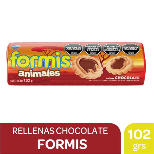 GALLETITAS FORMIS 102G VAINILLA CHOCOLATE.