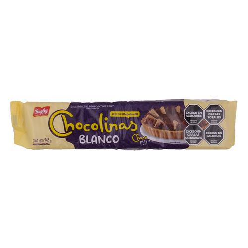 GALLETITAS CHOCOLINAS 245G BLANCO. ROU