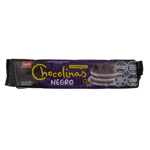 GALLETITAS CHOCOLINAS 258G NEGRO ROU