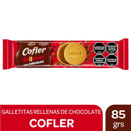 7790040143784 GALLETITAS COFLER 85G VAINILLA RELLENA SE