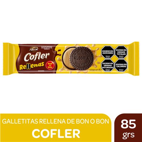 GALLETITAS COFLER 85G RELLLANAS BON O BON. SE