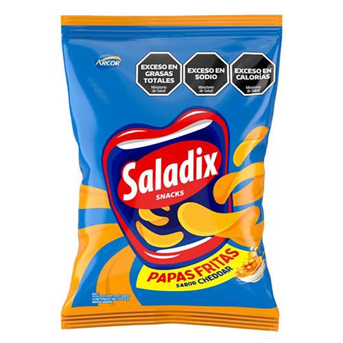 7790040153158 SNACKS SALADIX 72G PAPAS CHEDDAR SE
