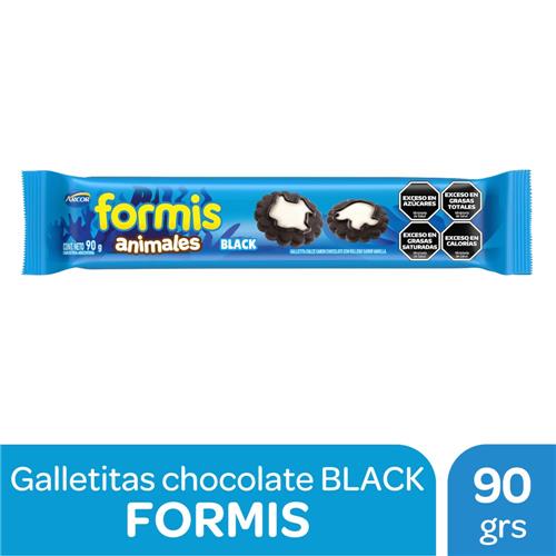 GALLETITAS FORMIS 90G BLACK. ROU