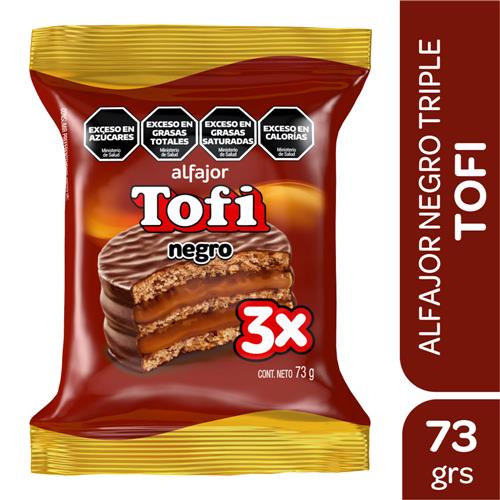 ALFAJOR TOFI 73G NEGRO