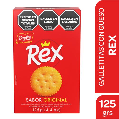 GALLETITAS REX 125G ORIGINAL ROU