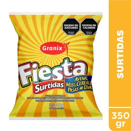GALLETITAS FIESTA 350G SURTIDA .