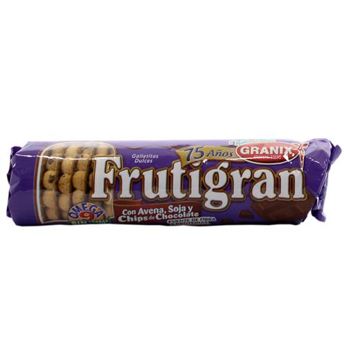 7790045824893 GALLETITAS FRUTIGRAN 255G CHIPS CHOCOLATE