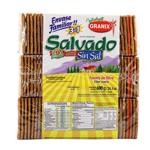 GALLETITAS GRANIX SALVADO SIN SAL 690G