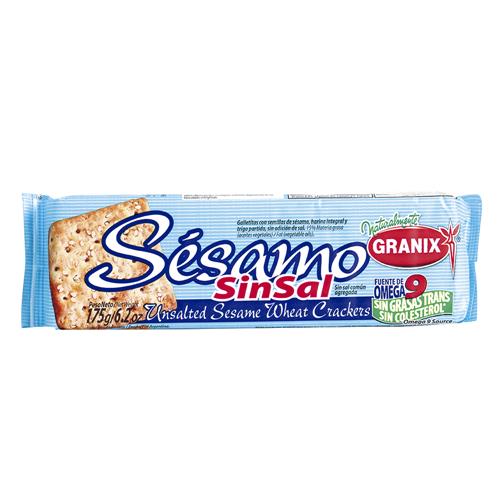 GALLETITAS GRANIX SESAMO SIN SAL 175G