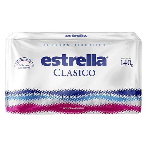 7790064000124 ALGODON ESTRELLA 140G CLASICO