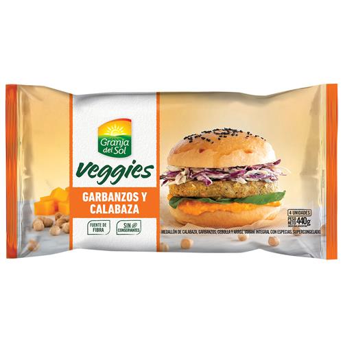 VEGGIES GRANJA DEL SOL 440G CALABAZA Y GARBANZOS