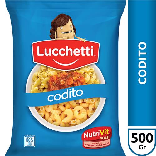 FIDEOS LUCCHETTI 500G CODITOS
