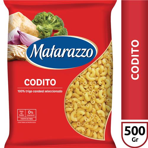 FIDEOS MATARAZZO 500G CODITO