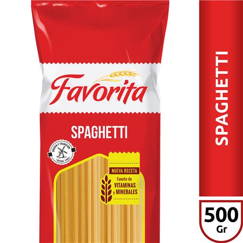 FIDEOS FAVORITA 500G SPAGHETTI