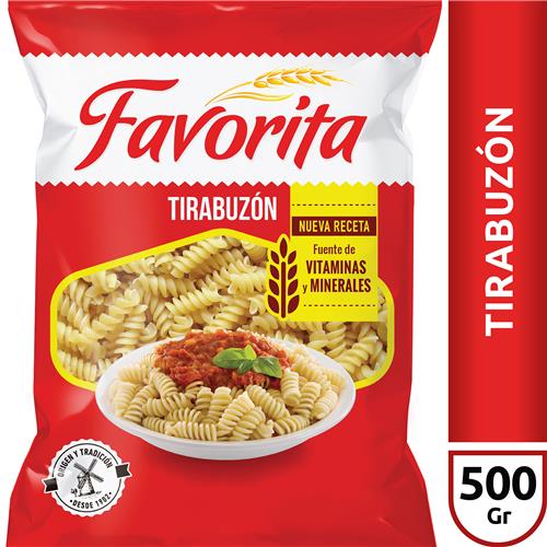 7790070320308 FIDEOS FAVORITA 500G TIRABUZON