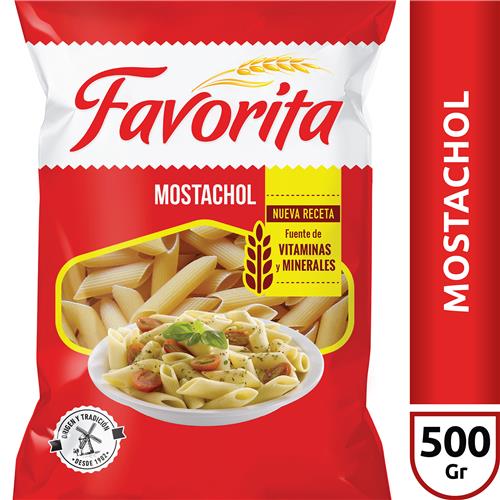 FIDEOS FAVORITA 500G MOSTACHOL