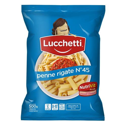 7790070336361 FIDEOS LUCCHETTI 500G PENNE RIGATE N° 45