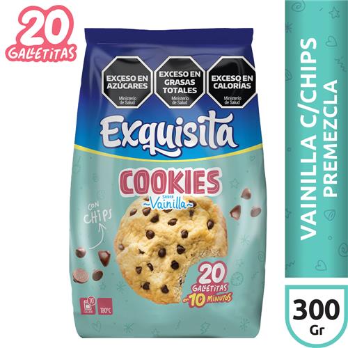 COOKIES EXQUISITA 300G VAINILLA CHIPS