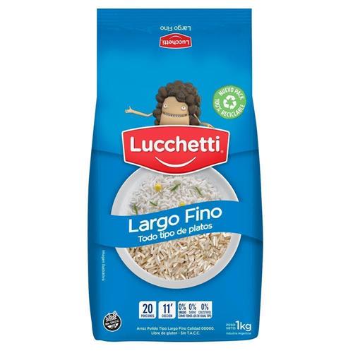 7790070431486 ARROZ LUCCHETTI LARGO FINO 1 KILO