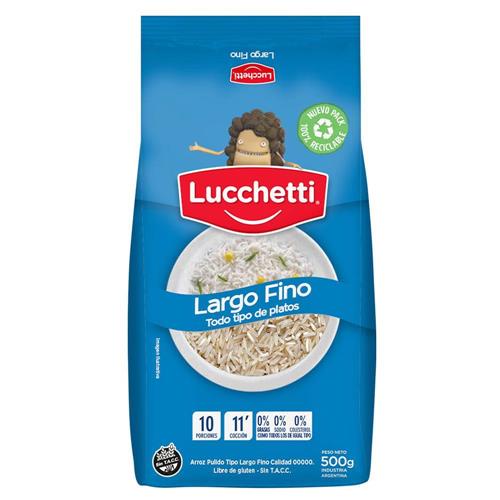 7790070431493 ARROZ LUCCHETTI LARGO FINO 500G