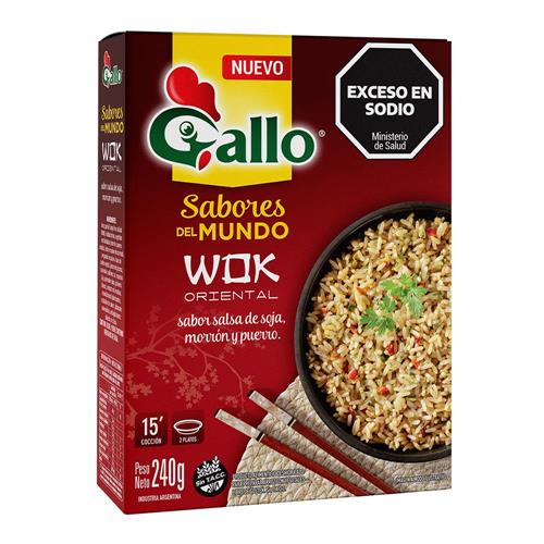 7790070431547 ARROZ GALLO SABORES MUNDO 240G WOK ORIENTAL