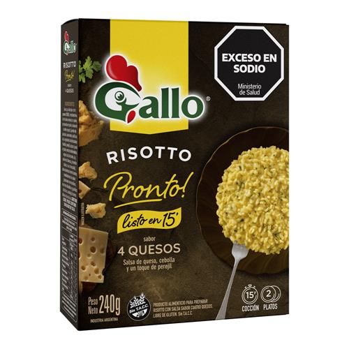 RISOTTO GALLO PRONTO 240G 4 QUESOS