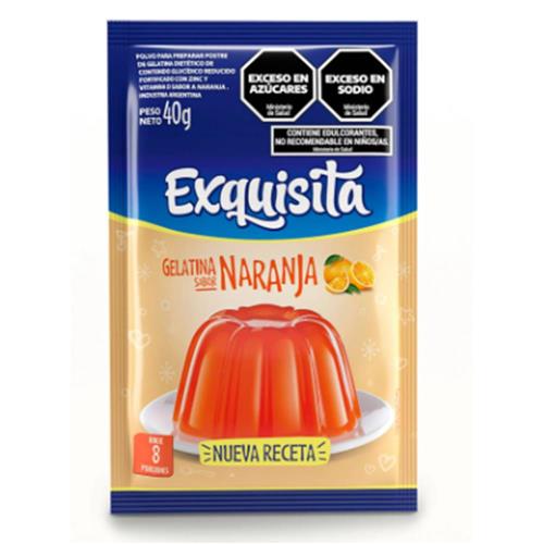 7790070432575 GELATINA EXQUISITA 40G NARANJA