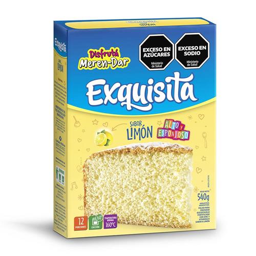 7790070432995 BIZCOCHUELO EXQUISITA 540G LIMON.
