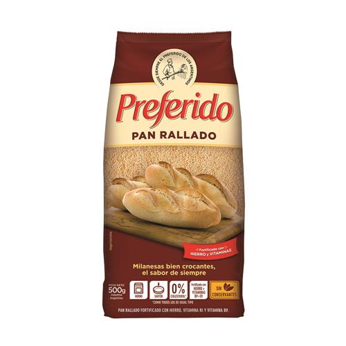 PAN RALLADO PREFERIDO 500G.