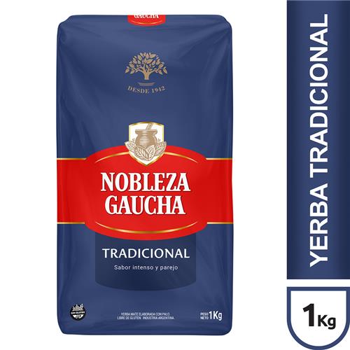 7790070507280 YERBA NOBLEZA GAUCHA 1 KG SELECCION.