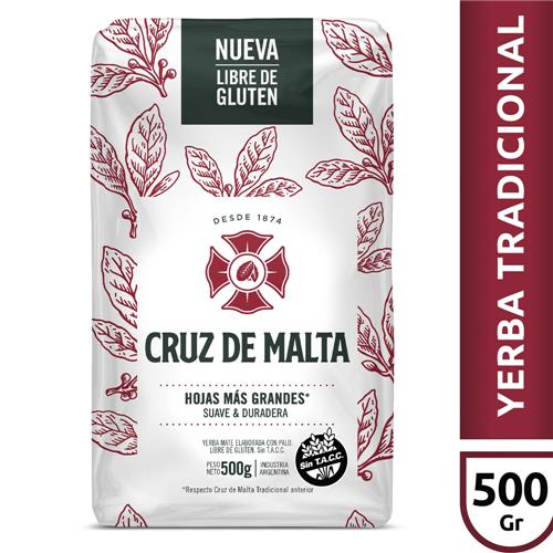 YERBA CRUZ DE MALTA 500G SIN TACC.