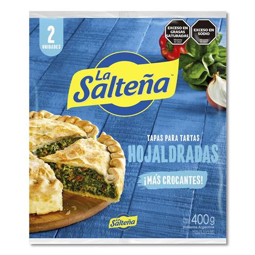TAPA PASCUALINA LA SALTEÑA 400G HOJALDRE