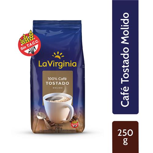 7790150007501 CAFE LA VIRGINIA 250G TOSTADO