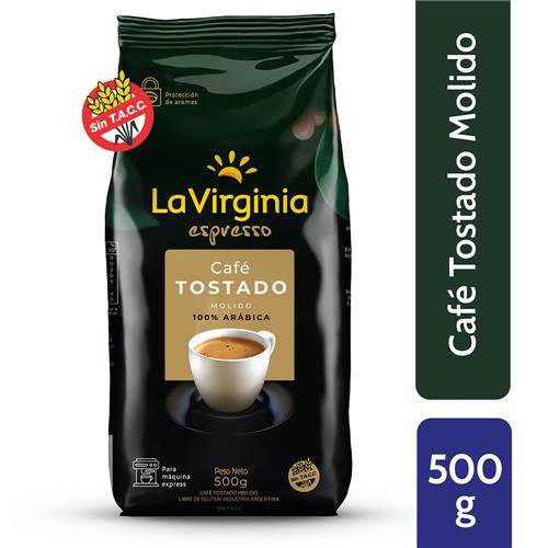 7790150037072 CAFE LA VIRGINIA 500G TOSTADO