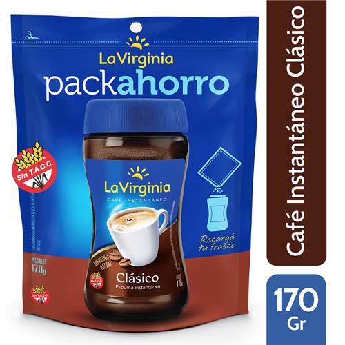 7790150100462 CAFE LA VIRGINIA DP 170G CLASICO