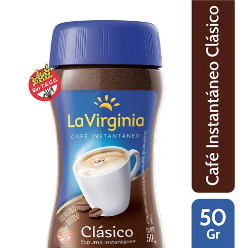 CAFE LA VIRGINIA 50G CLASICO ESPUMA INSTANTANEA