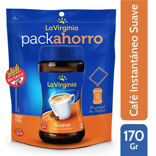 7790150101476 CAFE LA VIRGINIA DP 170G SUAVE