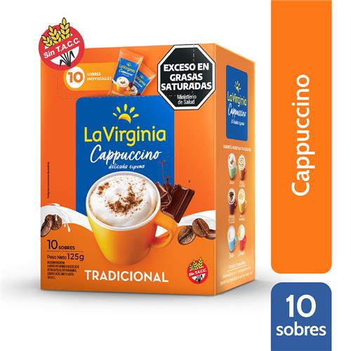 7790150160657 CAPPUCCINO LA VIRGINIA 10 X 12.5G