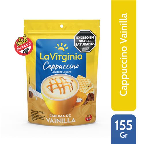 7790150161128 CAPPUCCINO LA VIRGINIA 155G VAINILLA P.S